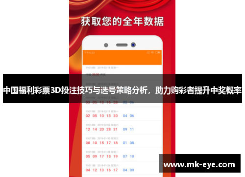 中国福利彩票3D投注技巧与选号策略分析，助力购彩者提升中奖概率